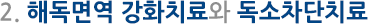 2. 해독면역 강화치료와 독소차단치료